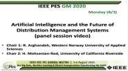 2020 PES GM 8/3 Panel Video: Artificial Intelligence and the Future of Distribution Management Systems