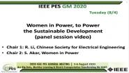 2020 PES GM 8/4 Panel Video: Women in Power, to Power the Sustainable Development
