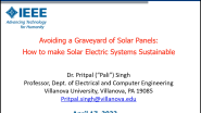 Avoiding a Graveyard of Solar Panels: How to make Solar Electric Systems Sustainable