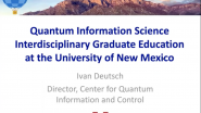 Quantum Information Science Interdisciplinary Graduate Education