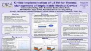 Online Implementation of LSTM for Thermal Management of Implantable Medical Device