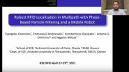 Robust RFID Localization in Multipath with Phase-Based Particle Filtering and a Mobile Robot