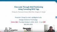 D1 Fine Scale Through Wall Positioning Using Tunneling RFID Tags