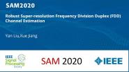 Robust Super-resolution Frequency Division Duplex (FDD) Channel Estimation