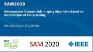 Wavenumber Domain SAR Imaging Algorithm Based on the Principle of Chirp Scaling