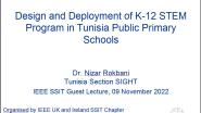 Design and Deployment of K-12 STEM Program in Tunisiaâ€™ Public Primary Schools