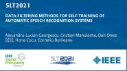 Data-Filtering Methods For Self-Training Of Automatic Speech Recognition Systems