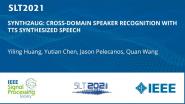 Synth2Aug: Cross-Domain Speaker Recognition With Tts Synthesized Speech