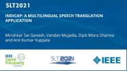 Indicap: A Multilingual Speech Translation Application
