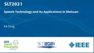 Speech Technology And Its Applications In Meituan