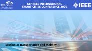 Session 3: Transportation and Mobility I