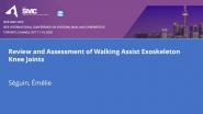 Review and Assessment of Walking Assist Exoskeleton Knee Joints