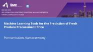 Machine Learning Tools for the Prediction of Fresh Produce Procurement Price