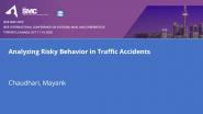Analyzing Risky Behavior in Traffic Accidents