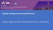 Validity Testing the NeuLog GSR Device