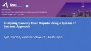 Analyzing Cauvery River Dispute Using a System of Systems Approach