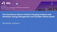 The Fixed Route Electric Vehicle Charging Problem with Nonlinear Energy Management and Variable Vehicle Speed