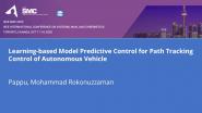 Learning-based Model Predictive Control for Path Tracking Control of Autonomous Vehicle