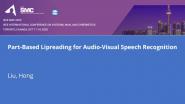 Part-Based Lipreading for Audio-Visual Speech Recognition