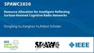 Resource Allocation for Intelligent Reflecting Surface-Assisted Cognitive Radio Networks