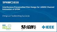 Interference-Precancelled Pilot Design for LMMSE Channel Estimation of GFDM