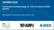 Distributed Precoding Design for Cell-Free Massive MIMO Systems