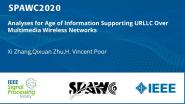 Analyses for Age of Information Supporting URLLC Over Multimedia Wireless Networks