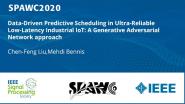 Data-Driven Predictive Scheduling in Ultra-Reliable Low-Latency Industrial IoT: A Generative Adversarial Network approach