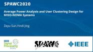 Average Power Analysis and User Clustering Design for MISO-NOMA Systems