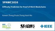 Difficulty Prediction for Proof-of-Work Blockchains