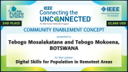 Digital Skills for Population in Remotest Areas -- 2022 IEEE Connecting the Unconnected Challenge