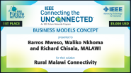 Rural Malawi Connectivity -- 2022 IEEE Connecting the Unconnected Challenge