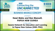 Swarm Network for Education and Learning in Papua New Guinea (SNEL PNG) -- 2022 IEEE Connecting the Unconnected Challenge