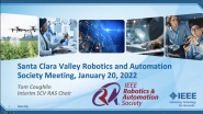 Telepresence & How It Is Changing Our Society,  January 2022 SCV RAS Chapter Meeting