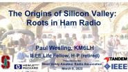 The Origins of Silicon Valley: Roots in Ham Radio