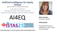IEEE ISTAS 2021 AI4Equity - Responsibility, Recourse, and Redress: a focus on the 3 R's of AI Ethics
