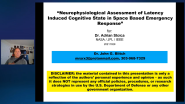 John Blitch: Neurophysiological Assessment of Latency Induced Cognitive State in Space Based Emergency Response - IEEE Telepresence Workshop 2021