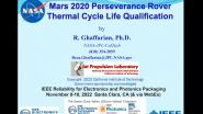 Mars 2020 Perseverance Rover: Thermal Cycle Life Qualification