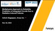 Multiphysics Approach to Reliability Prediction of Integrated Circuits Due to Radiation Induced Failures