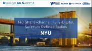 140 GHz, 8-Channel Fully-Digital Software-defined Radios- Demo - 2021 B6GS