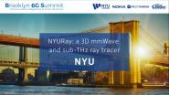 NYURay: A 3D mmWave and Sub-THz Ray Tracer - Demo - 2021 B6GS