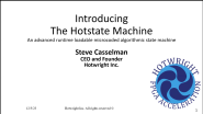The Hotstate Machine – A runtime loadable microcoded algorithmic state machine