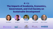 4 + 1: The Impacts of Academia, Economics, Government and Civil Society on Sustainable Development