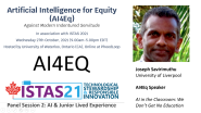 IEEE ISTAS 2021 AI4Equity - AI in the Classroom: We Don’t Get No Education