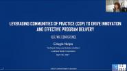Leveraging Communities of Practice (CoP) to Drive Innovation and Effective Program Delivery -WIE ILC 2021