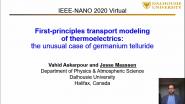 First-Principles Transport Modeling of Thermoelectrics: The Unusual Case of Germanium Telluride