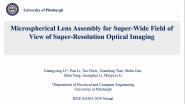 Microspherical Lens Assembly for Super-Wide Field of View of Super-Resolution Optical Imaging