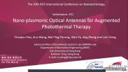 Nano-Plasmonic Optical Antennas for Augmented Photothermal Therapy