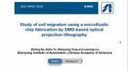 Study of Cell Migration Using a Microfluidic Chip Fabrication by DMD-Based Optical Projection Lithography