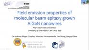 Field Emission Properties of Molecular Beam Epitaxy Grown AlGaN Nanowires